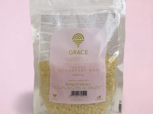 Grace Organic Honey Depilatory Wax pastilles 500g