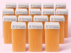 Box of 24 Grace Organic Honey Depilatory Roll-On Wax 100ml